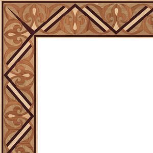 wooden border tile