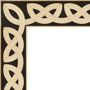 wooden border tile