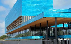 steel facade