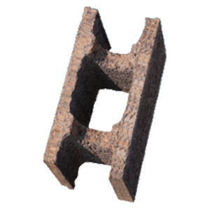 wood fiber concrete formwork block