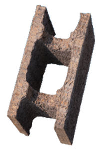 wood fiber concrete formwork block
