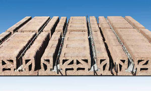 structural floor with girder-slabs
