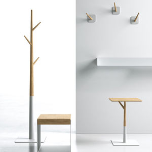 wooden shower stool