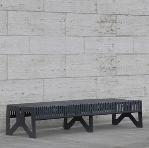 contemporary public bench