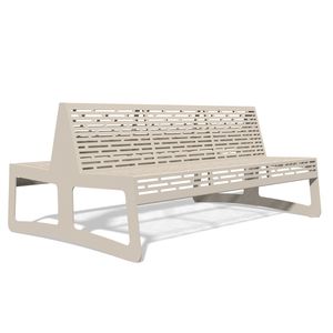 contemporary public bench