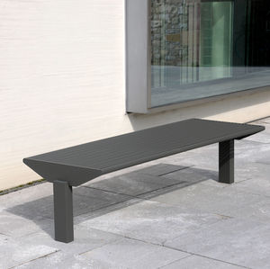 contemporary public bench