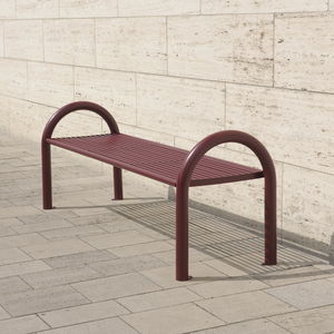 contemporary public bench