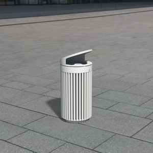 public trash can