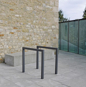 stainless steel bike rack / for public spaces