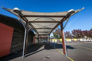 wooden frame tensile structure 1
