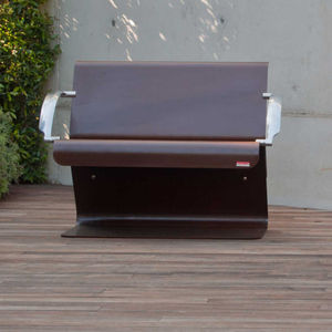 contemporary public bench