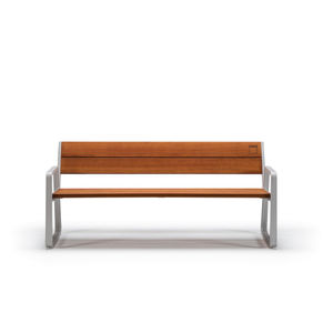 contemporary public bench