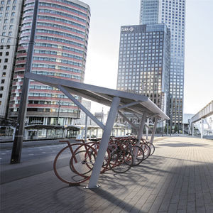 steel cycle shelter