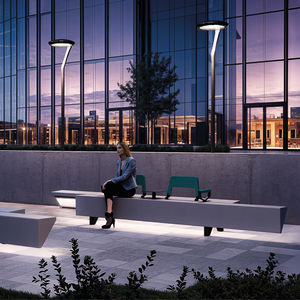 modern public bench