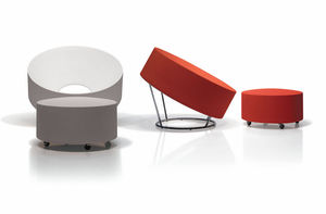 contemporary pouf