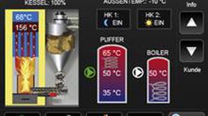 heating system control keypad