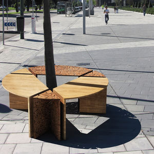 wooden tree guard