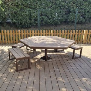 contemporary picnic table