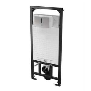built-in toilet tank