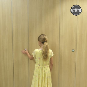 touchless washroom cubicle