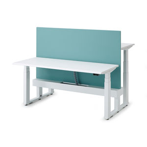 workstation desk / laminate / metal / contemporary