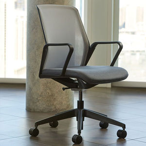 contemporary office chair / on casters / star base / with armrests