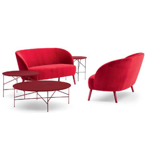 contemporary sofa / fabric / for hotel / for restaurants