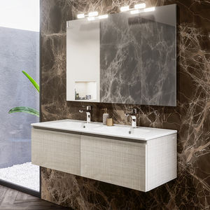 double washbasin cabinet