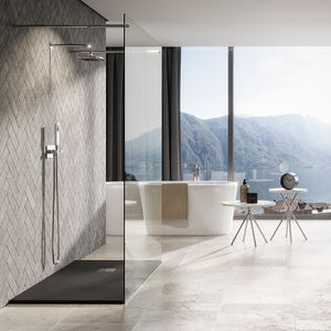 fixed shower screen