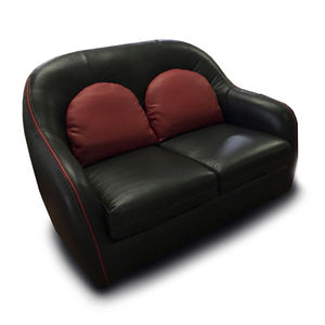 contemporary sofa / fabric / leather / for hotel