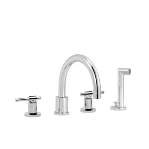double-handle bathtub mixer tap