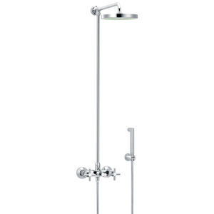 double-handle shower mixer tap