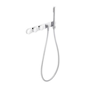 double-handle shower mixer tap
