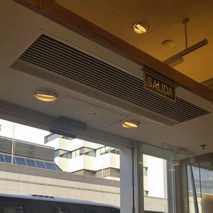 recessed air curtain