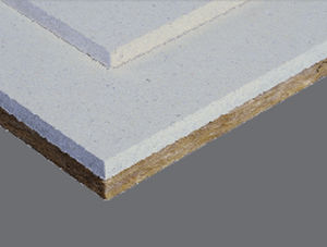 wood fiber core two-component insulation board