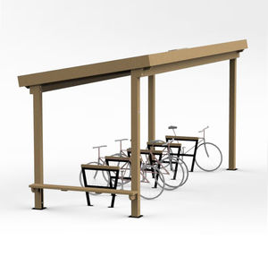 public space cycle shelter