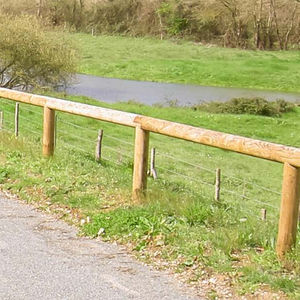 bicycle crossing handrail 1