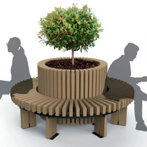 wooden planter