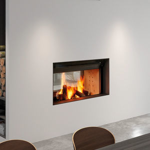 wood-burning fireplace insert 1