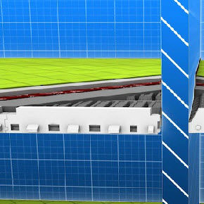 structural floor with girder-slabs