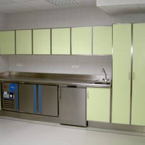 stainless steel countertop