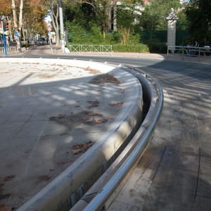 wheel stop edge