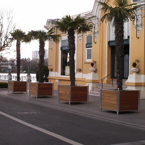 wooden planter