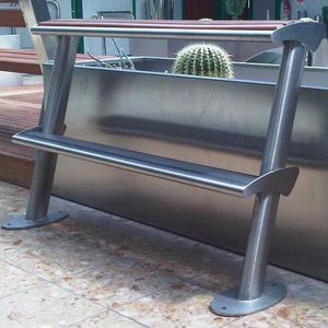 contemporary public bench