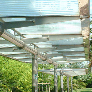 metal bus shelter