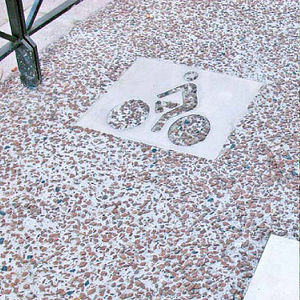 floor signage plate