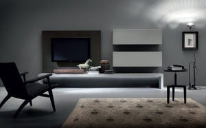 contemporary TV wall unit