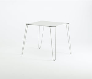 contemporary table / wooden / rectangular / stackable