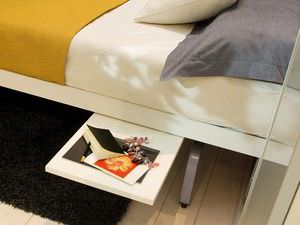 wall bed / double / contemporary / wooden