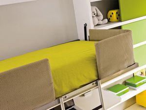 wall bed / single / contemporary / child's